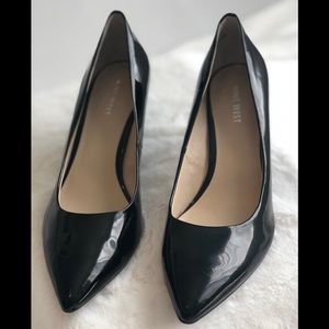 Nine West Black Patent Heels